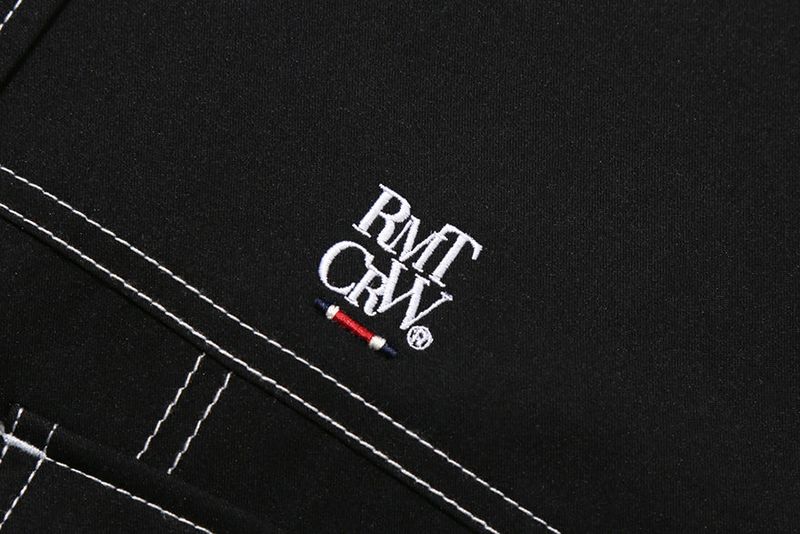 TWO POCKET STITCH SHIRT_BLACK