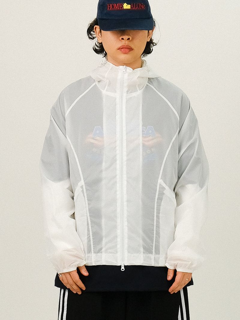 Light Nylon Hoody Windbreaker