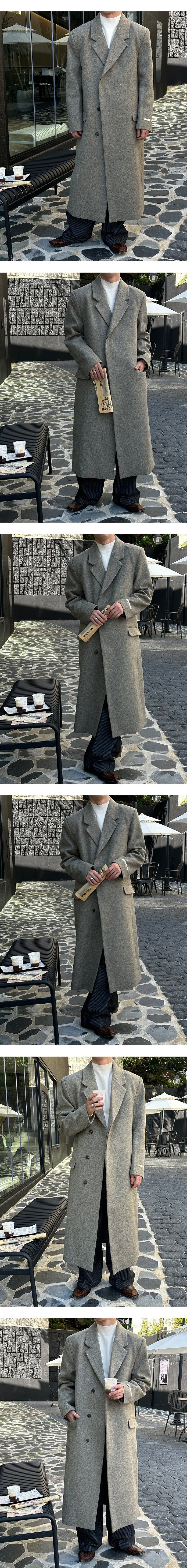 [F/W] Hidden max wool long coat(3color)