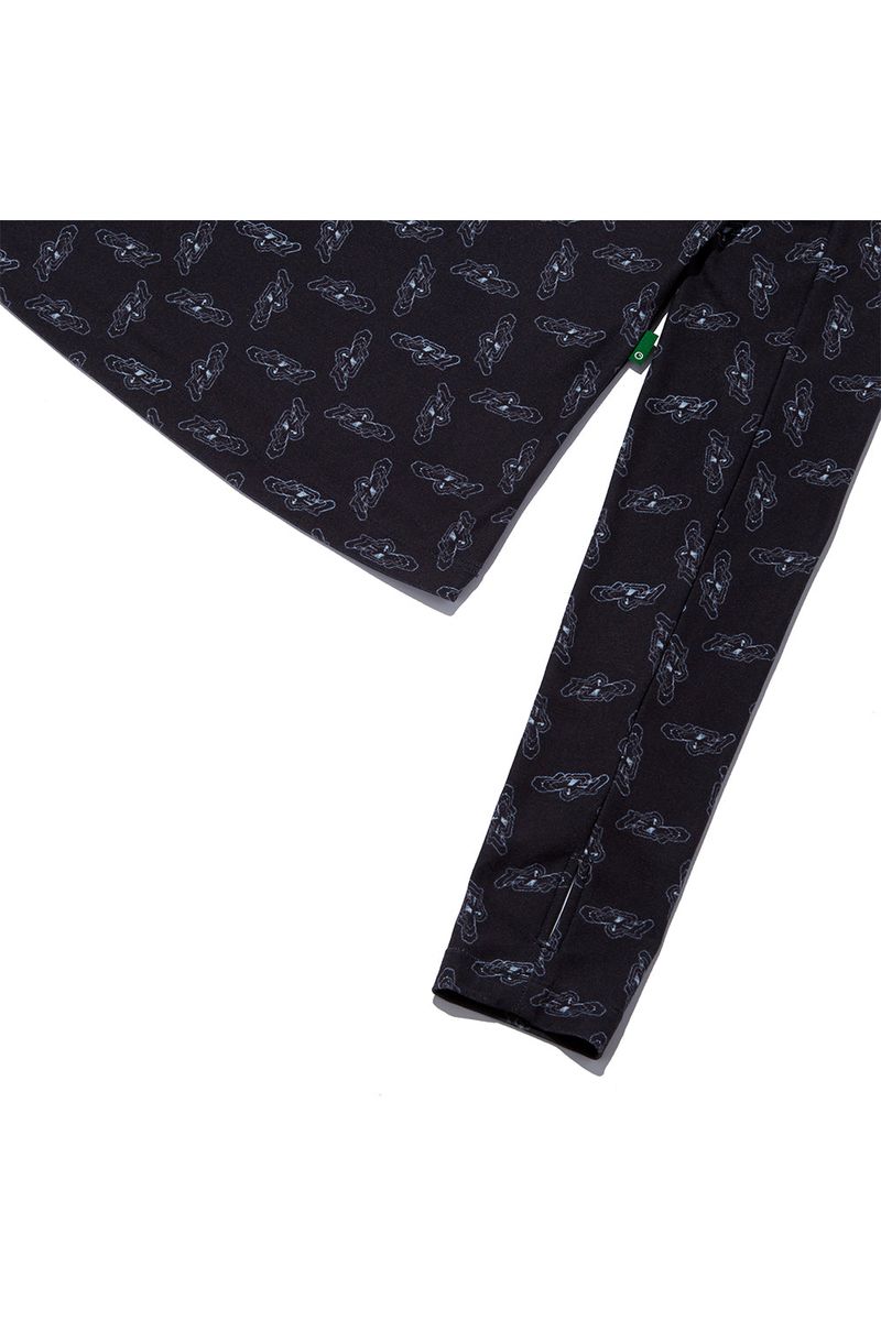 FLIP Pattern Turtleneck_Black