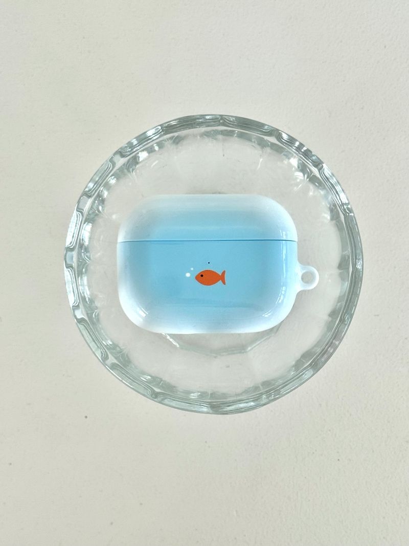 BLUE GOLDFISH Airpods Case