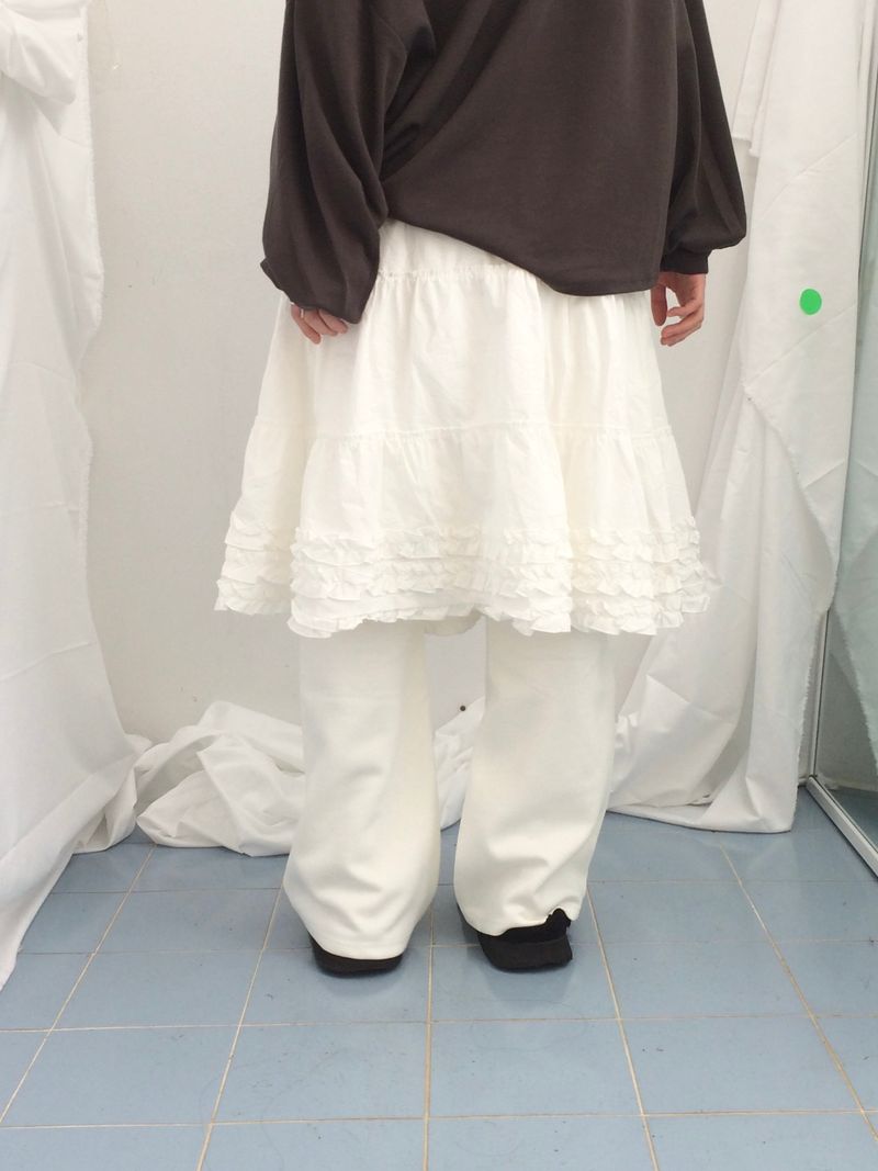 Numbering loose sweatshirt