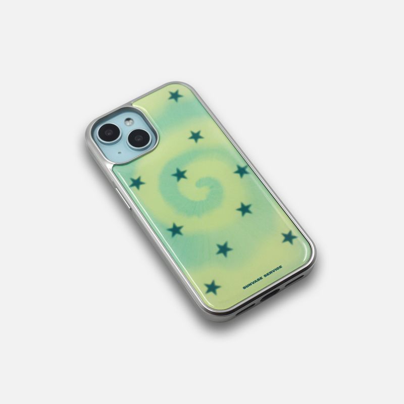 HYPNOTIC STAR CASE_LIME (silver epoxy)