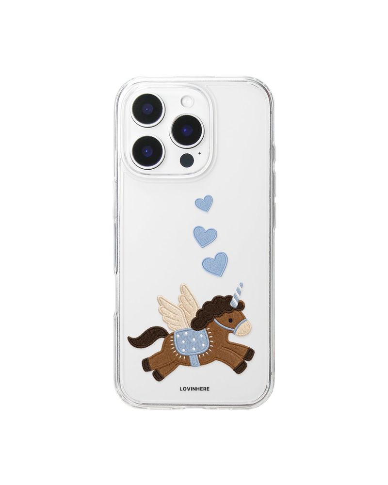 lovinhere（ラビンヒア）の「[Jelly] Angel Pony Case（Smartphone Accessories）」
