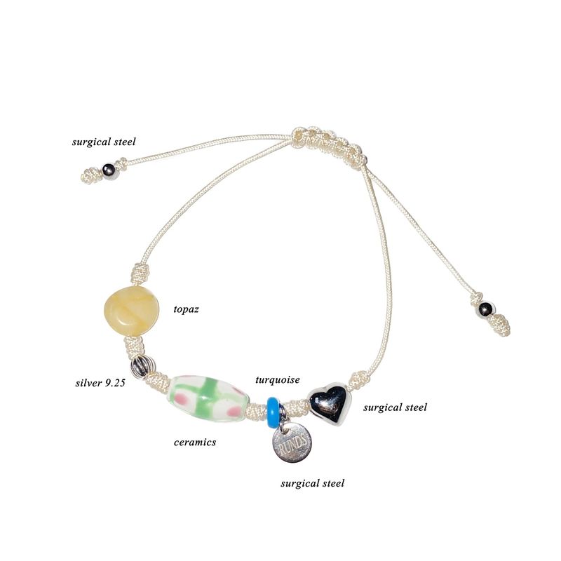 white gemstone bracelet 