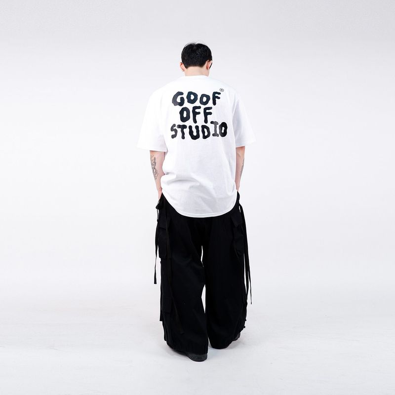 GOOFOFF MAIN LOGO TEE - ( White - Black )