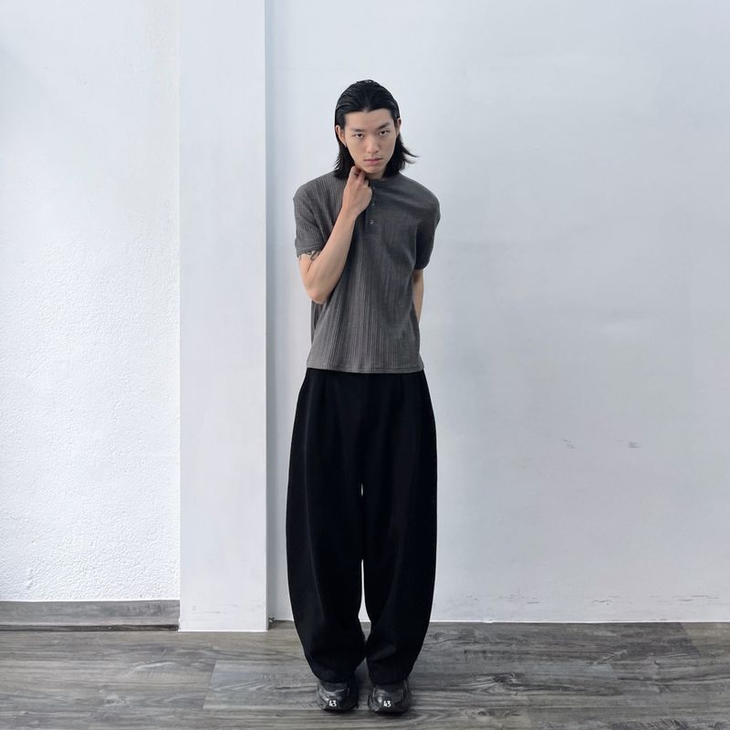 Structural Linear Baggy Pants