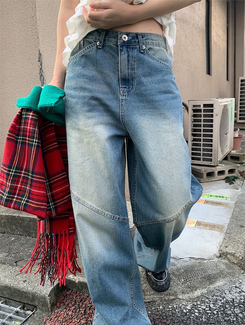 BIAS WIDE JEANS (2C)