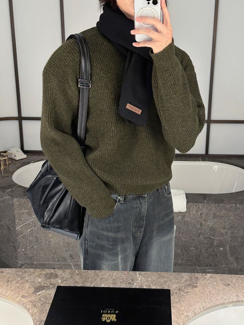 lemenne(ルメンヌ)の「LMN ココウールナッピングマフラー (8 colors)(ファッション小物)」