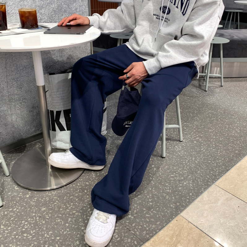  Liu Pin Tuck String Wide Banding Pants