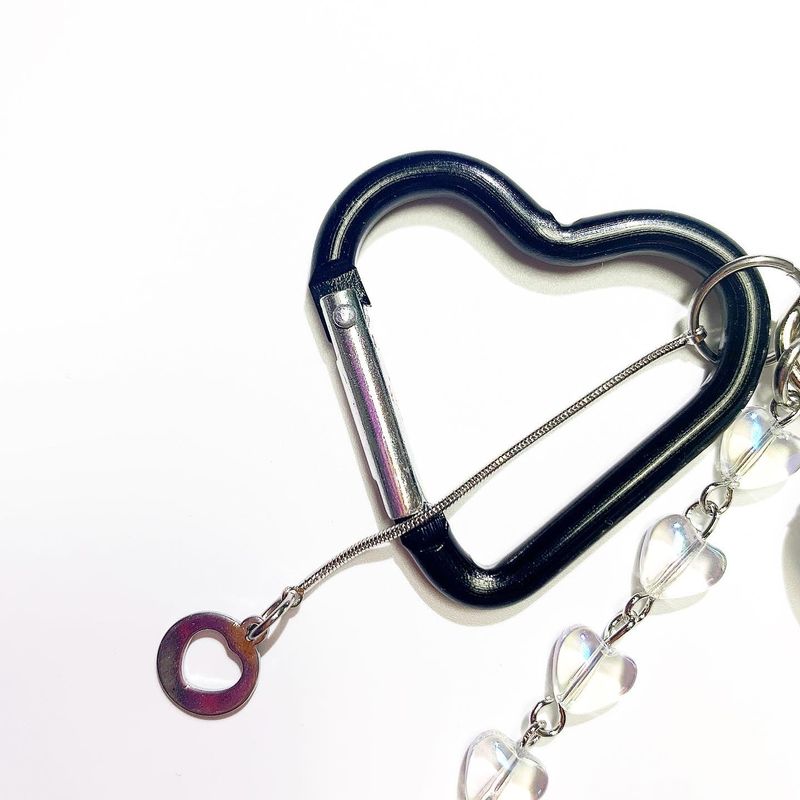 [Billlie Siyoon/Oneus Xion] Ink marble bear keychain (2color)
