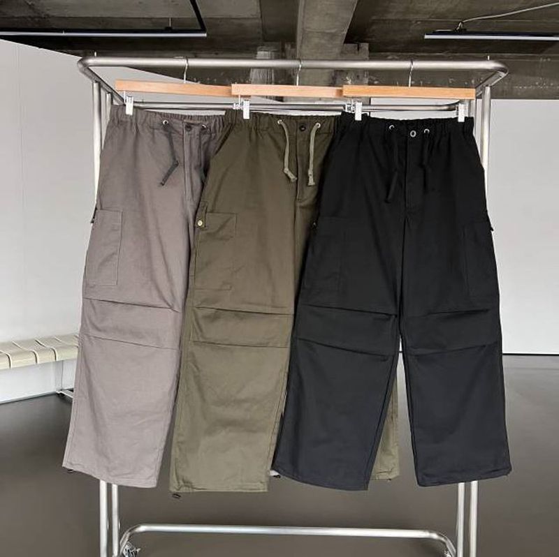 Hama Patch Wide Cargo Pants
