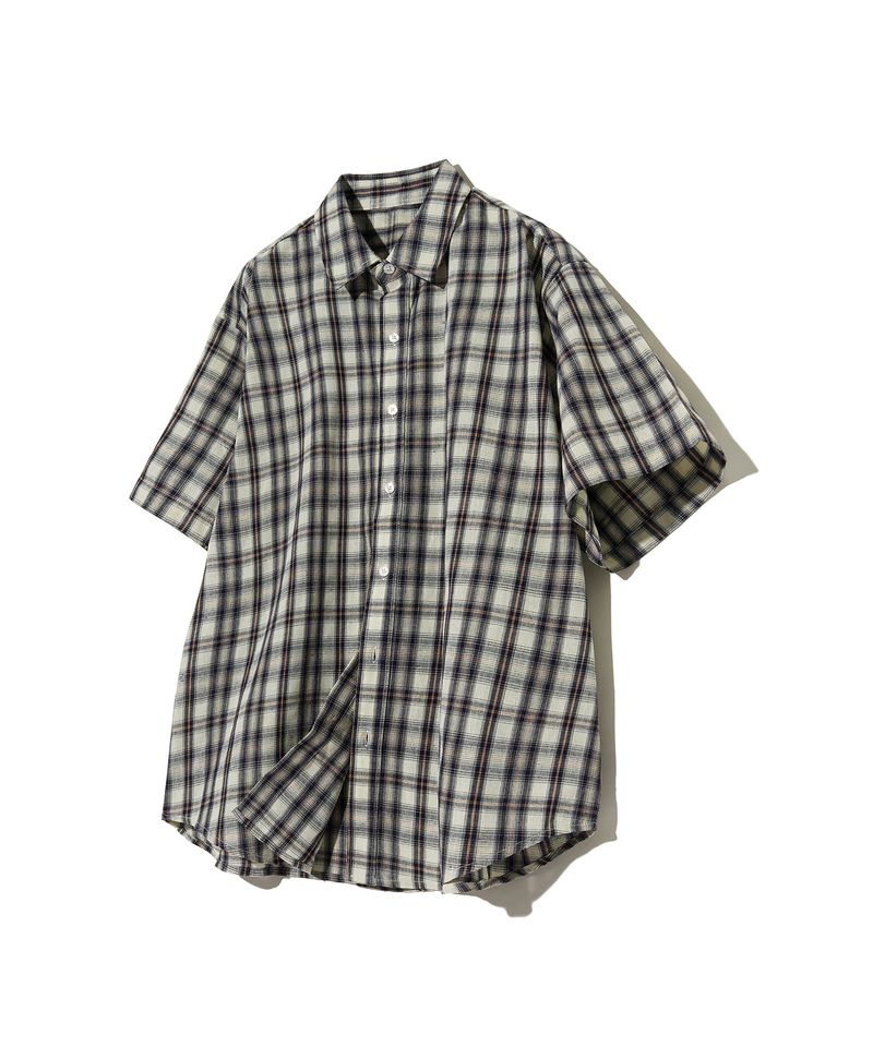 standard error(スタンダードエラー)の「87-STAN070 Vintage Country OverFit Short-Sleeved Check Shirt (Tops)」