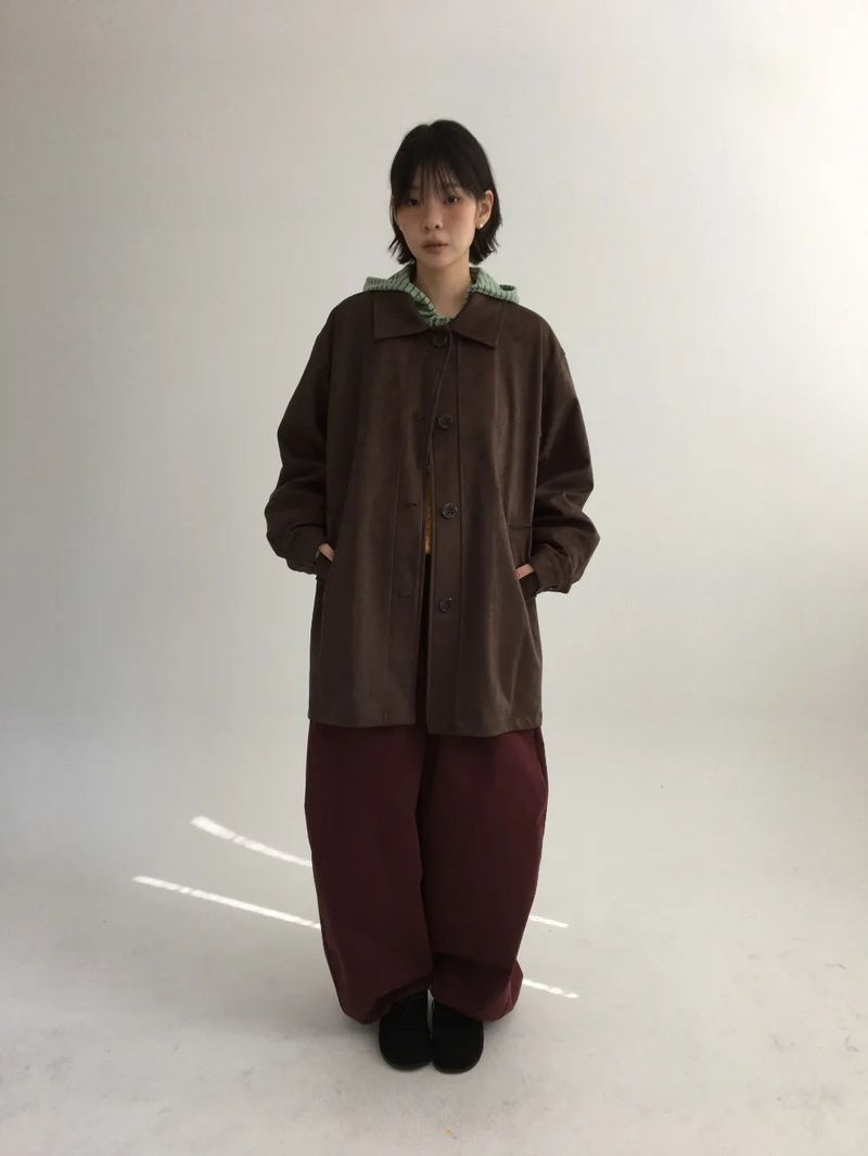 Saco Suede Half Coat (2color)