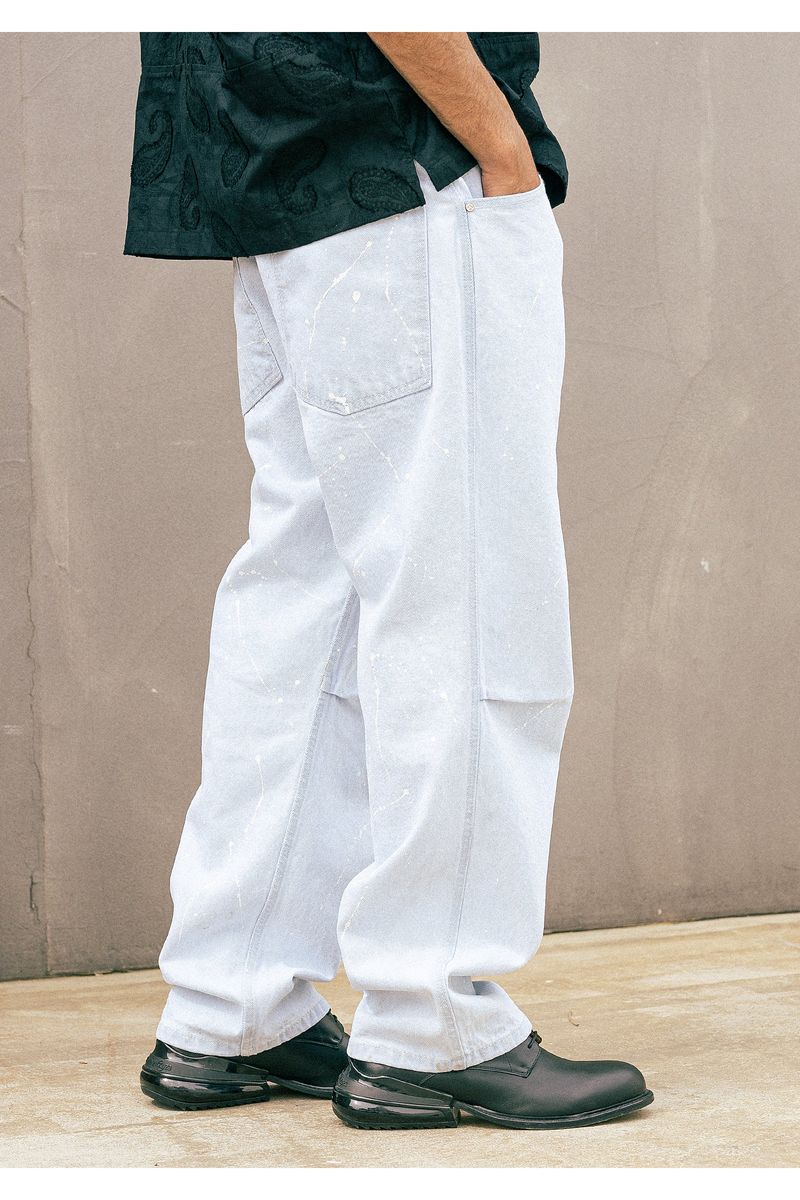 LOOSE FIT POLLOCK ICE JEAN