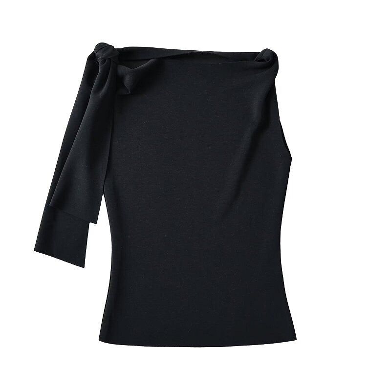 Cozy&Kitsch(コージーアンドキッチ)の「Daphne Asymmetric Ribbon Top(Tops)」