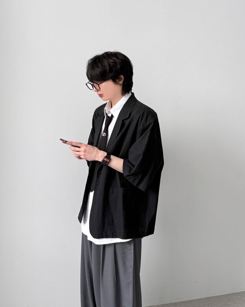 Nomad Linen Half Jacket