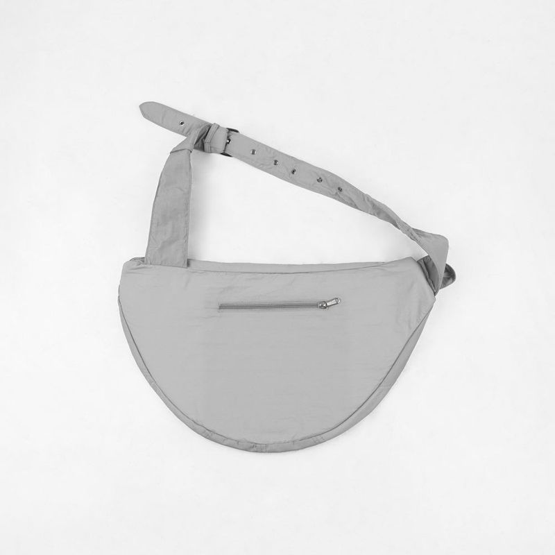 HIERARCHY STUDIOS TMTNW - Light Grey Moon Nylon Bag