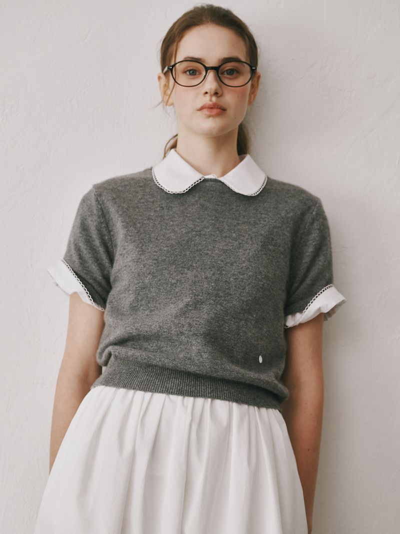 Camel round half knit (Camel)