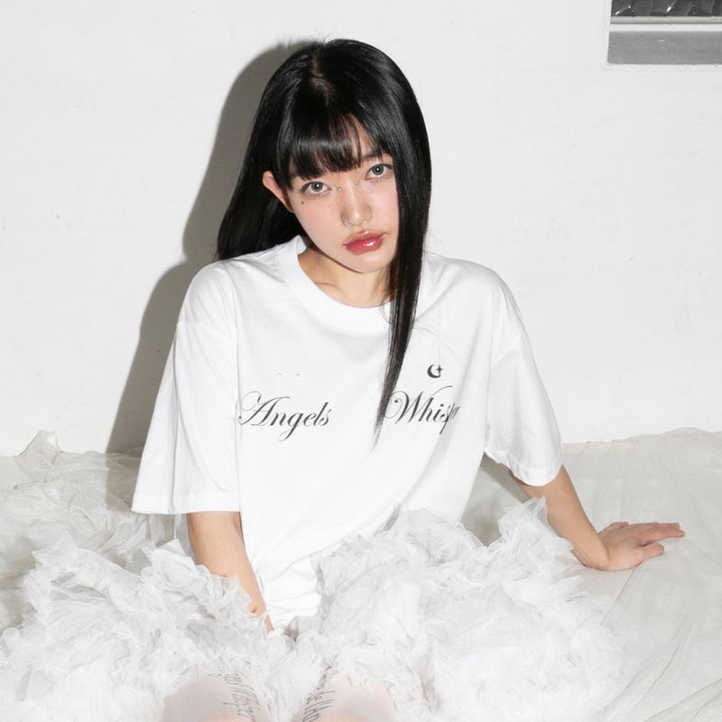 CLUT STUDIO(クラットスタジオ)の「 Angels Whisper T-shirt - WHITE(Tops)」
