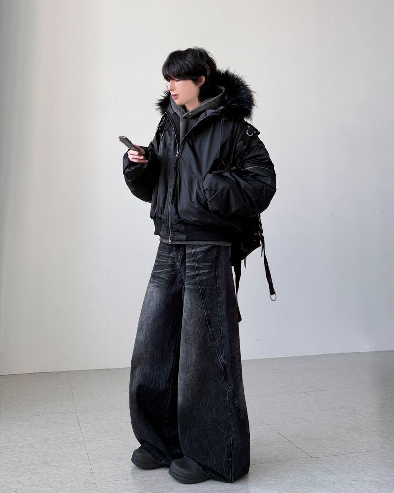 Galaxy Fur Crop Padding