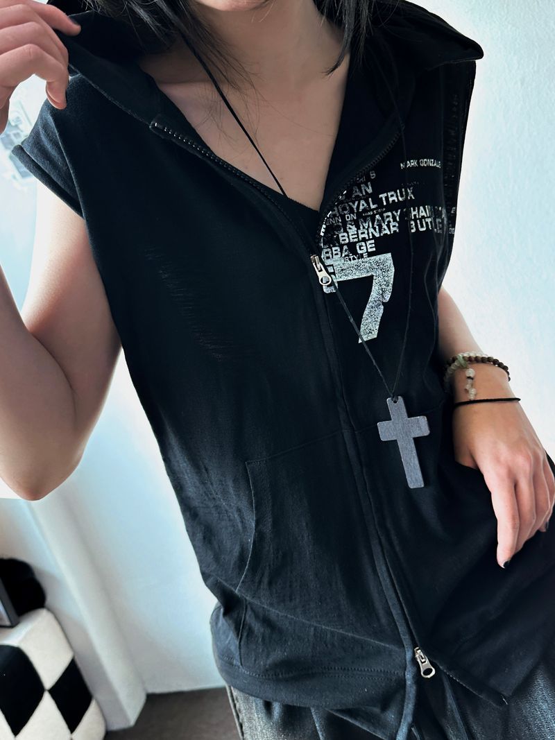 CCORTTI(コルッティ)の「Mark Number Vintage Hooded Sleeveless Tee 4color(Tops)」