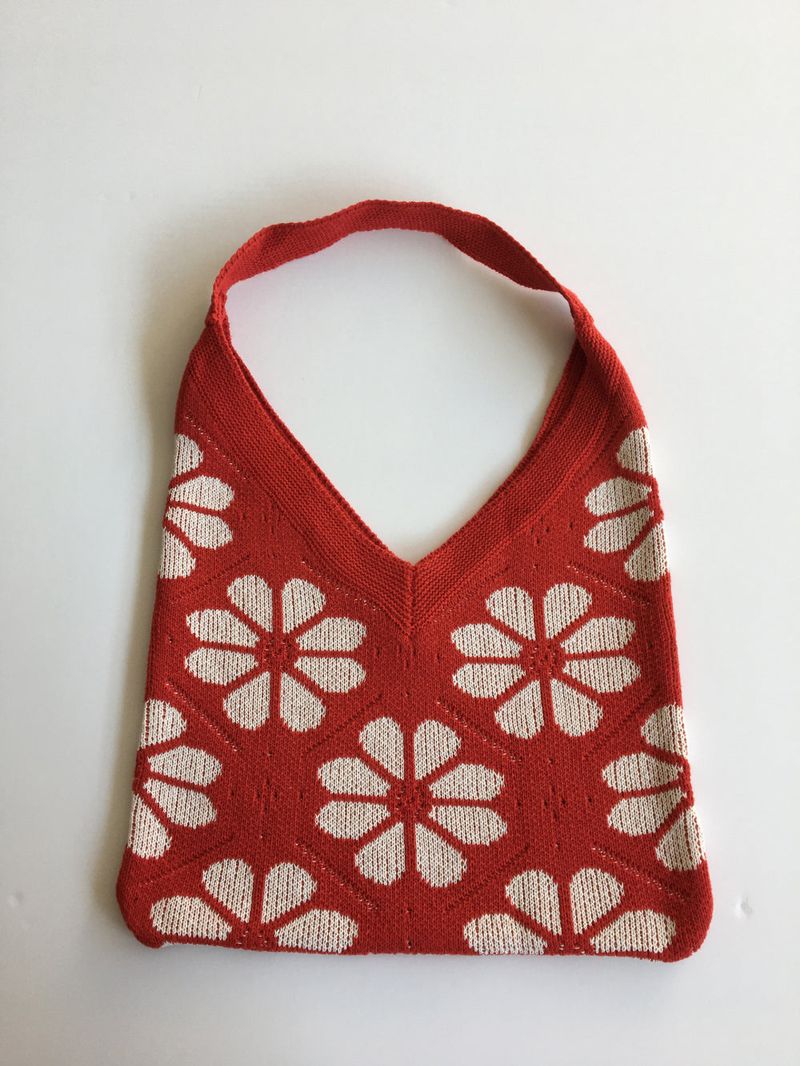 Ez Flower Knit Bag (2color)
