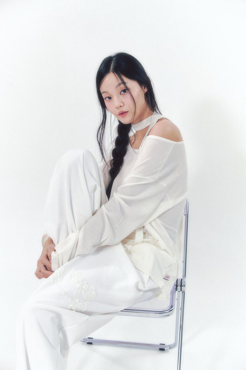 Knit Tie Long Sleeve Set Ivory