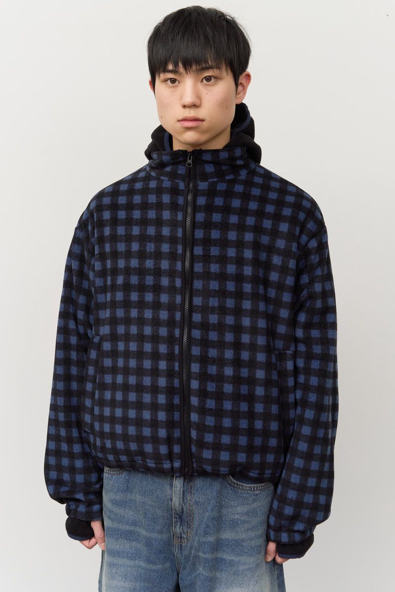 Dock Checked Fleece Zip Up
