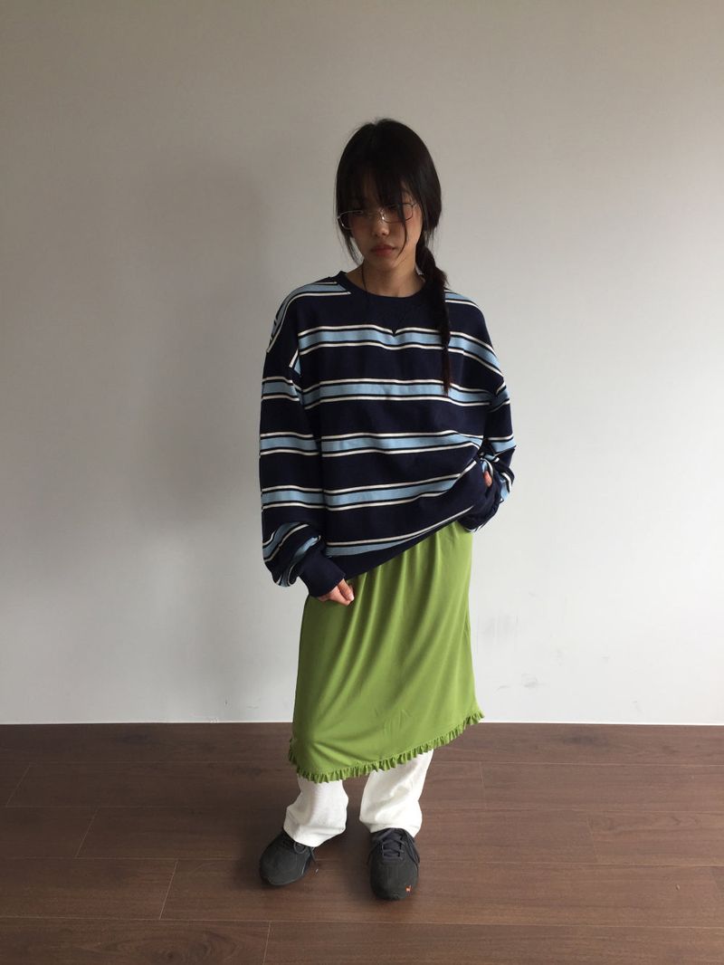 Baldwin Striped Man-to-Man (2color)