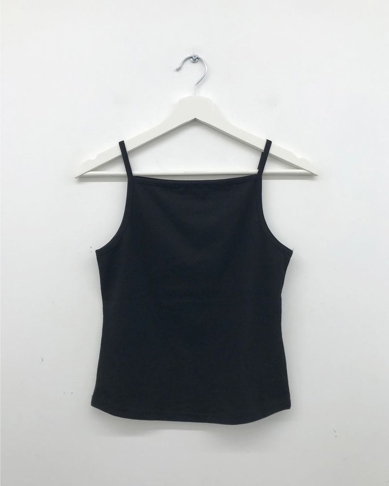 Kua square neck sleeveless top (6color)
