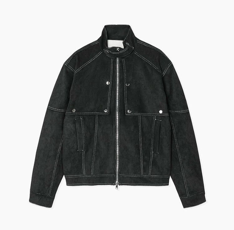 No.0892 B suede high neck JK (3color)