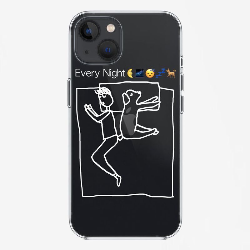 AFTERNOONLIVE(アフタヌーンライブ)の「Every Night Iphone Case (White) Ver. Short Hair(Smartphone Accessories)」