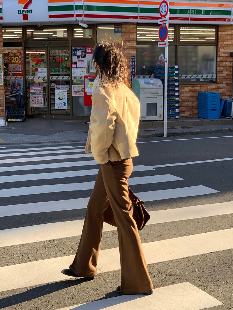 [MADE] [Wool Napping] Winter Warm Long Bootcut Slacks