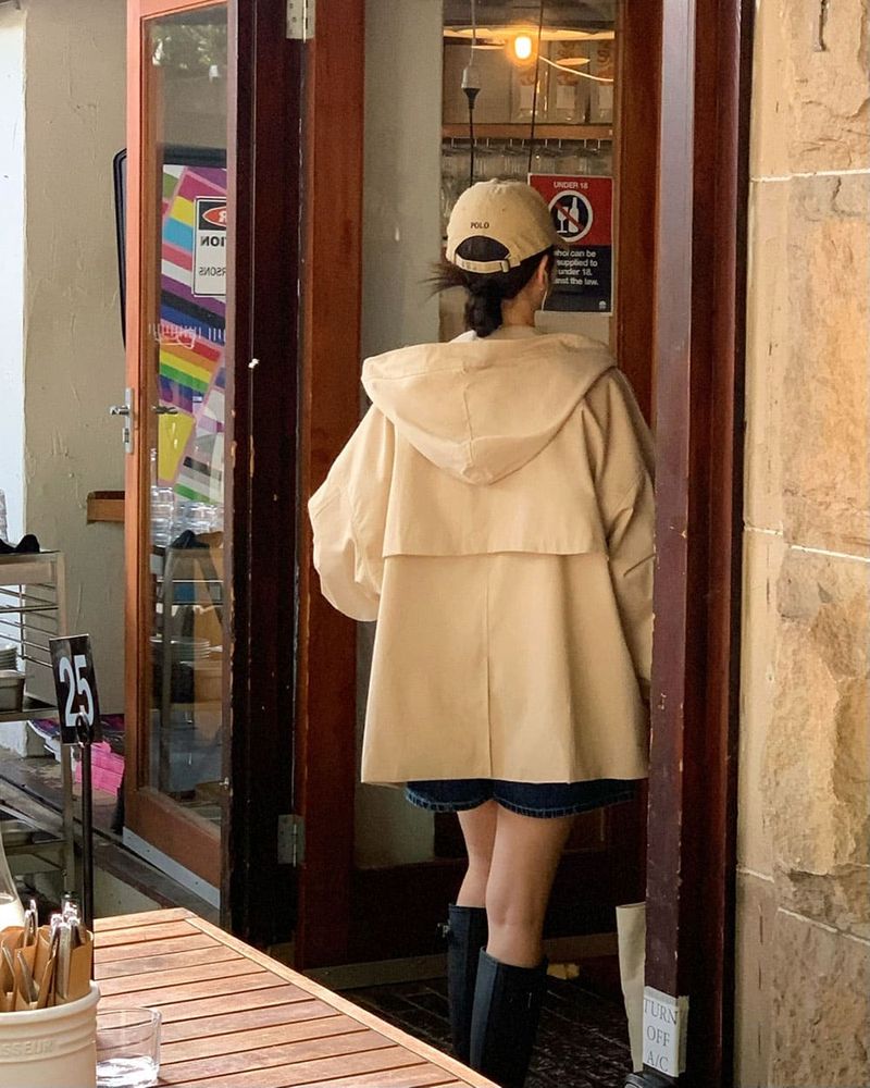 [BELLIDE MADE] half Trench jacket