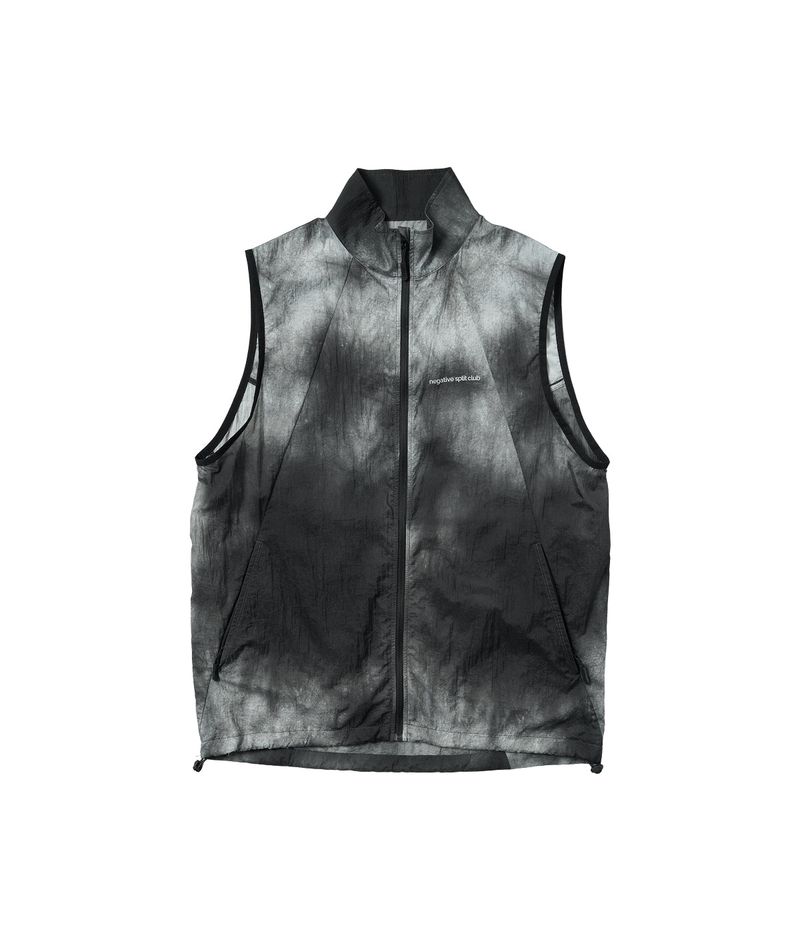 Zeroshell Tie-Dye Lightweight Vest (Black)