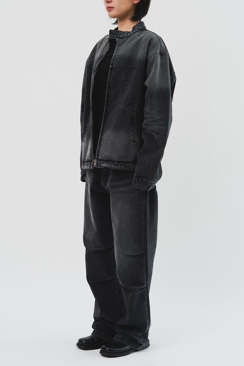 Anti Biker Denim Jacket (3color)