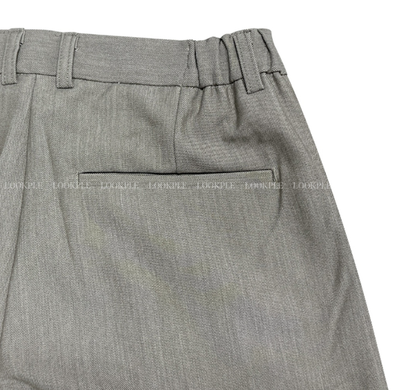Ever Ranger Round Tuck Side Banding Semi-Wide Slacks