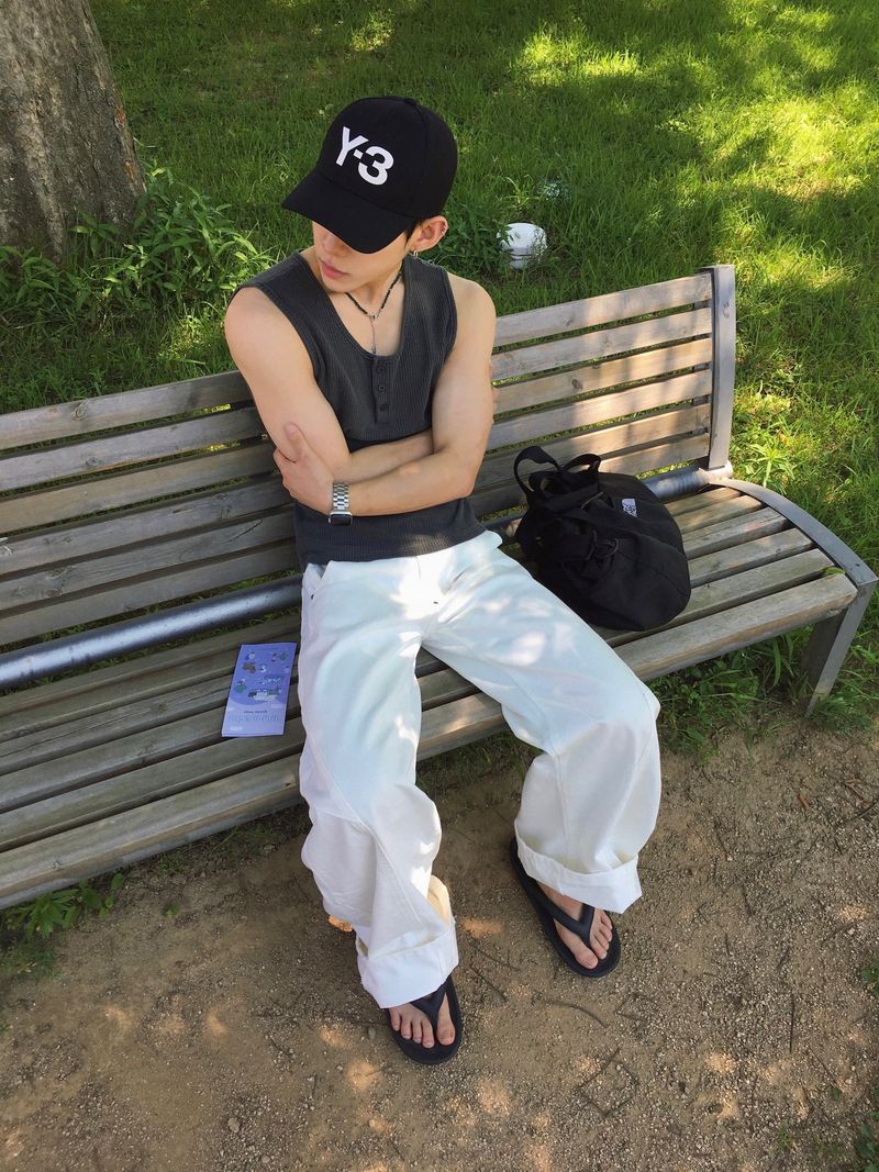 DISCERNMENT（ディサーンメント）の「Wayne Henleyneck Pigment Sleeveless 3C（Tops）」