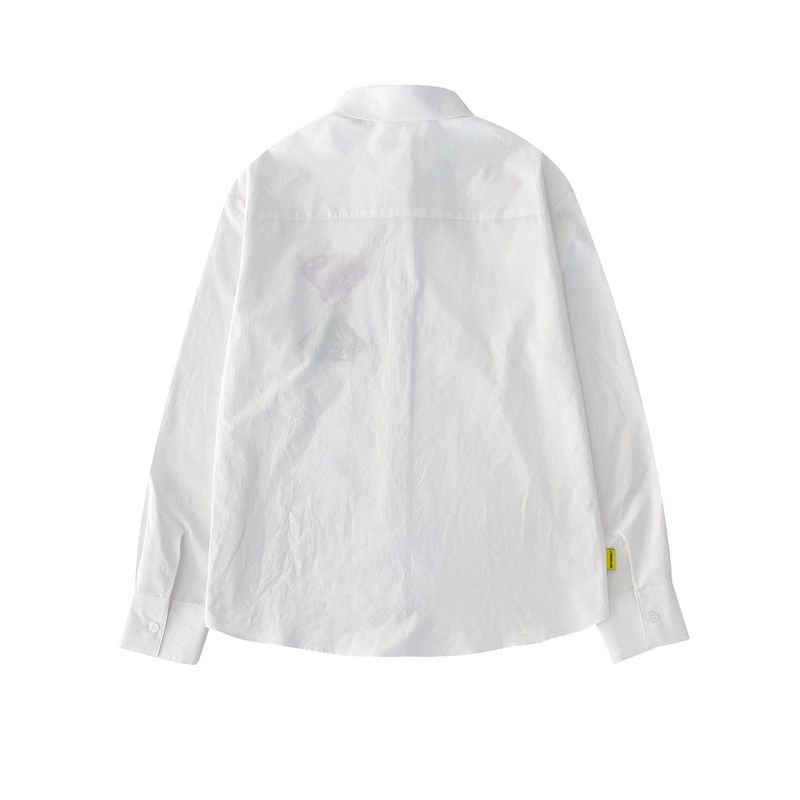 SALT & LIGHT LOGO EMBROIDERY SHIRT _ WHITE