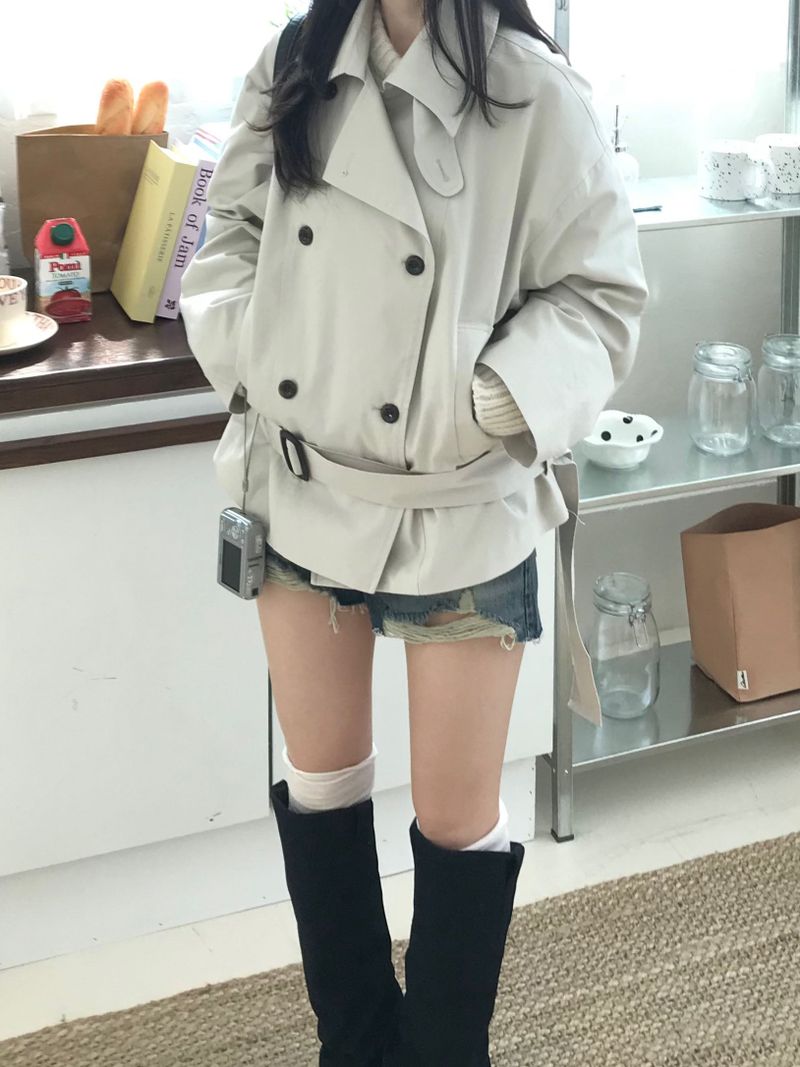 Root Short Trench Jacket (3 colors)