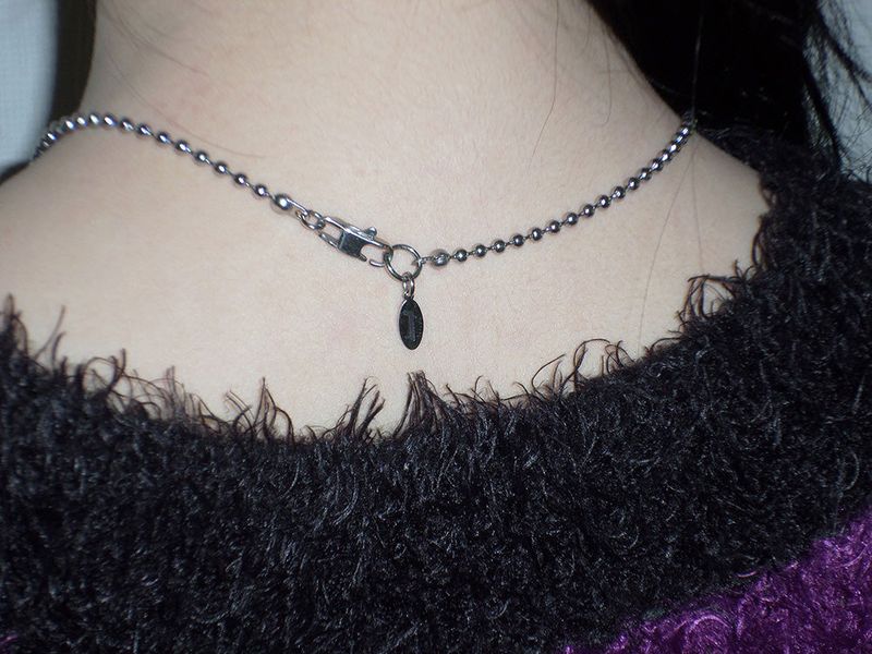 gleaming star dot necklace [purple]