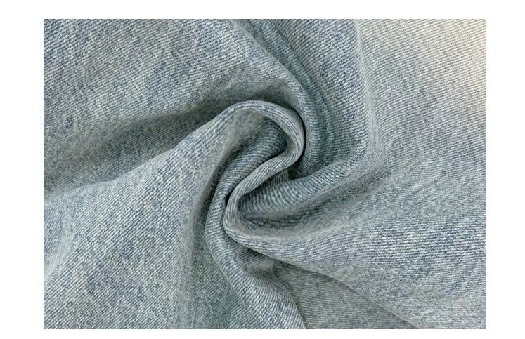 Curved Braided Wide Denim Pants
