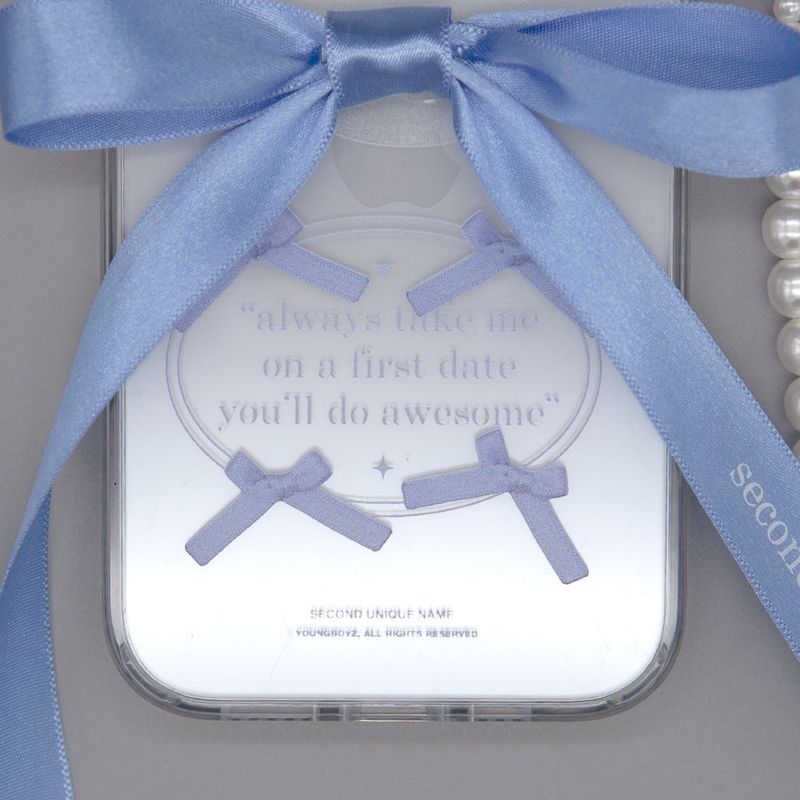 SUN CASE CLEAR BALLET RIBBON BLUE