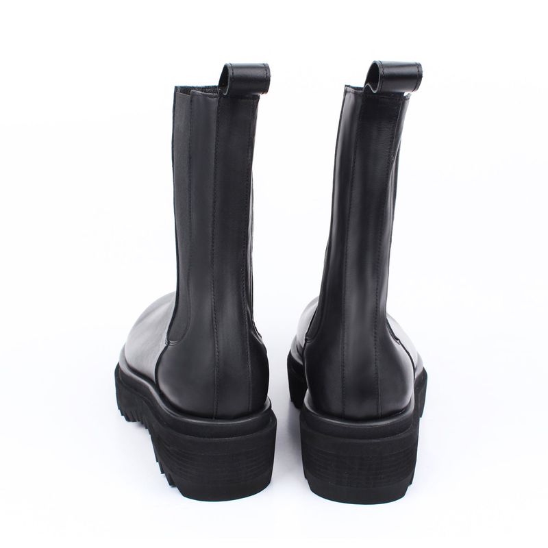 DAVID STONE WAVE SHARK SOLE HI-CHELSEA BOOTS
