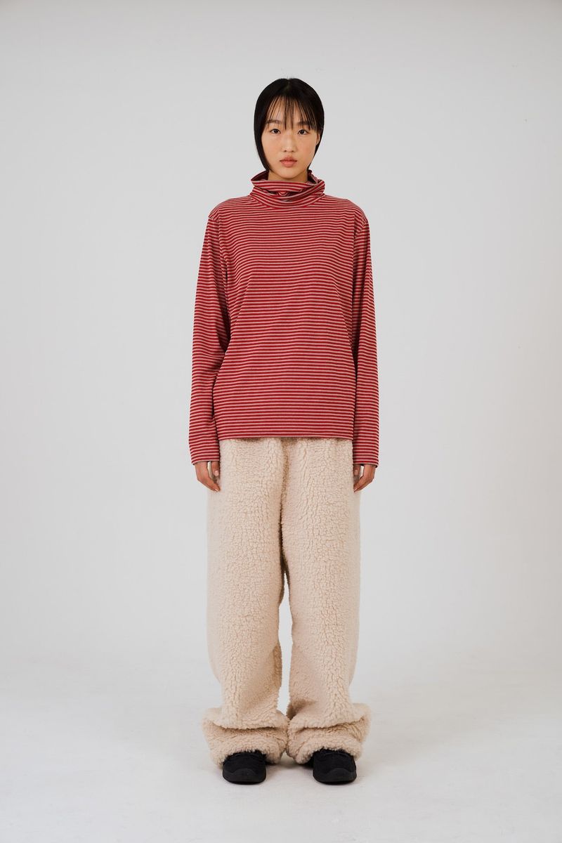 DEPC（デプク）の「COLOR POP TURTLENECK T-SHIRTS - RED（Tops）」