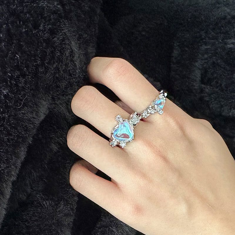 Daily Heart gemstone Ring