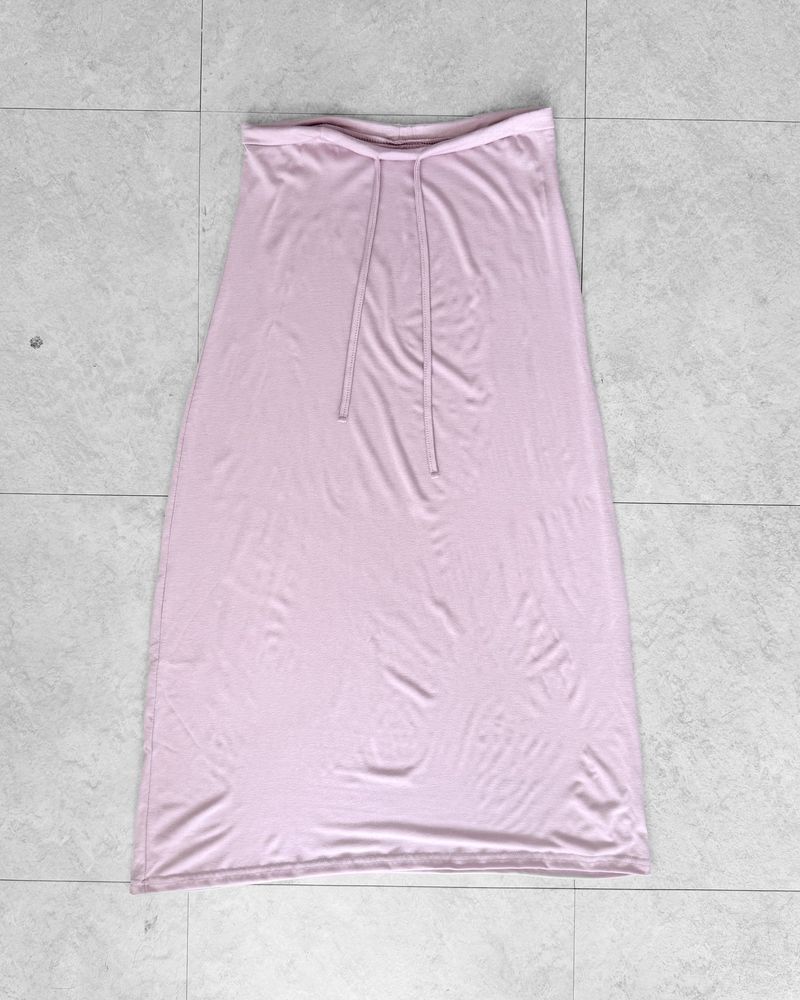 MAUVE STRING LONG SKIRT