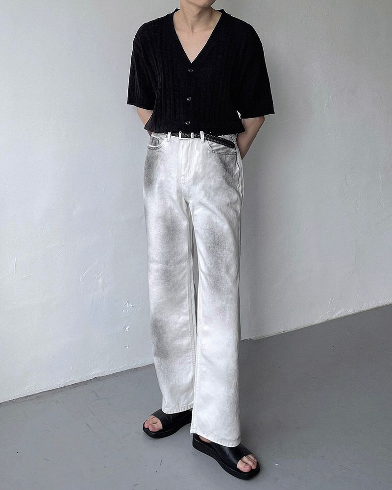 TR2435 Dirty White Jeans (XS ~L)