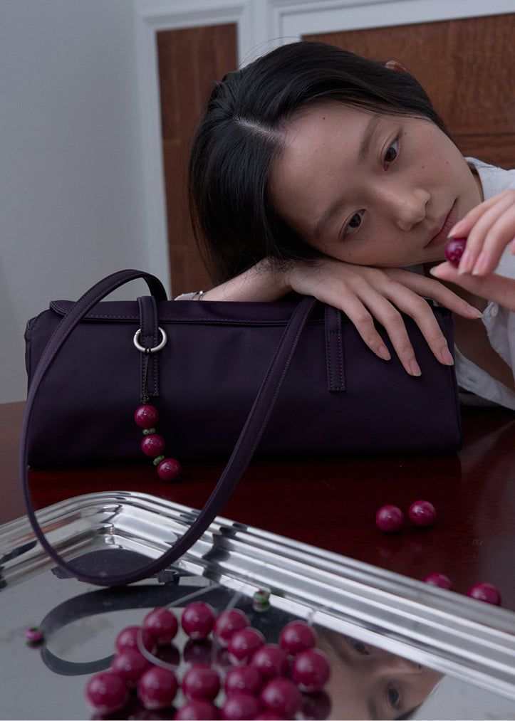 TERNE（テルン）の「Mio Nylon Shoulder Bag (Deep Purple)（Bags）」